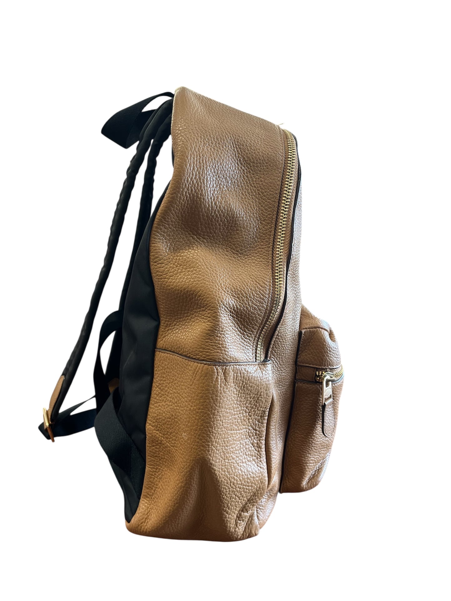 Tan Coach backpack