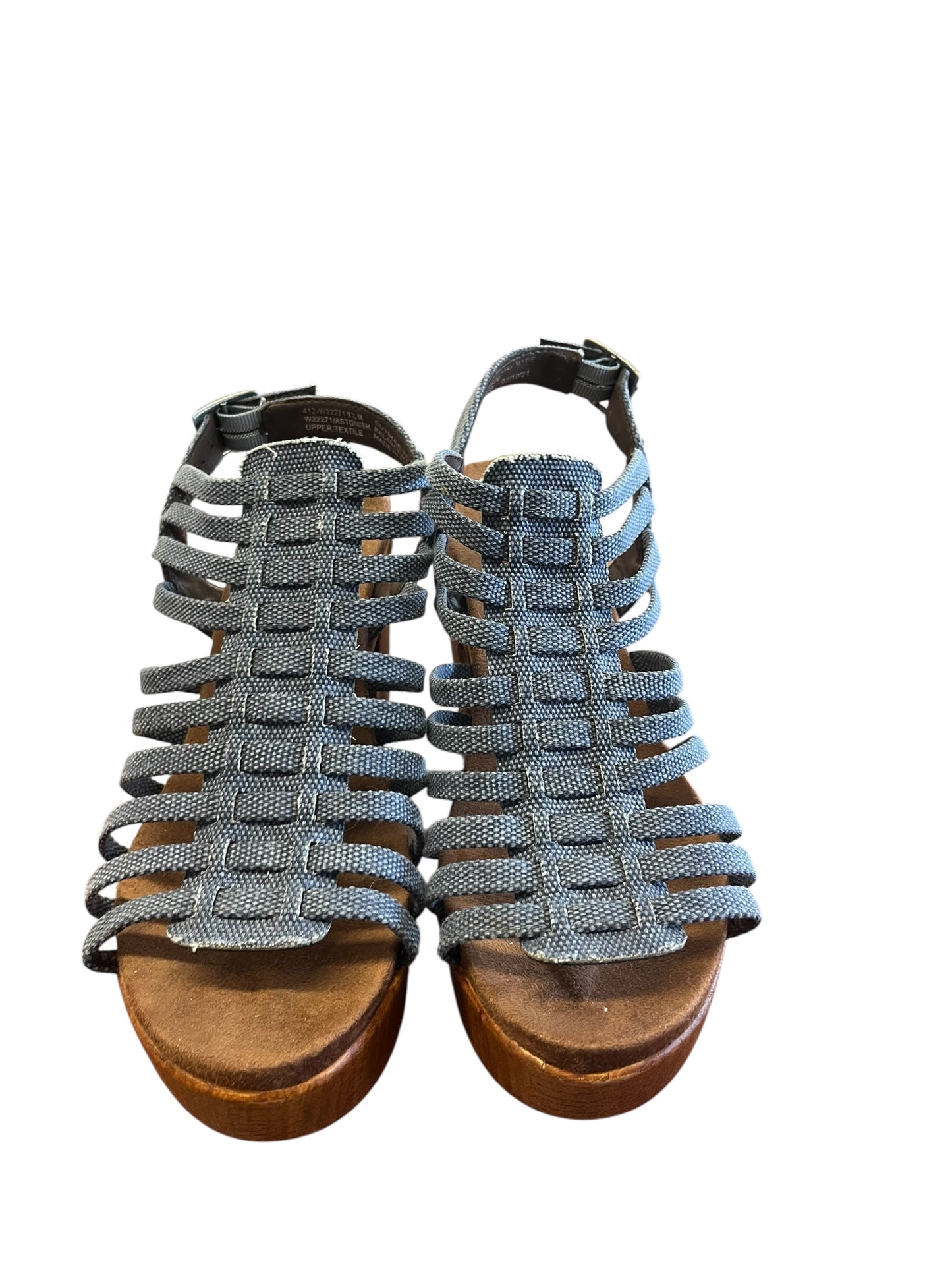 Blue White Mountain Heels, 9.5