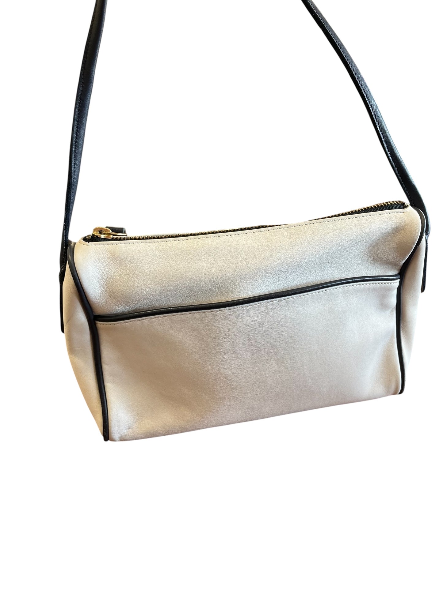 Navy, White Coach Purse