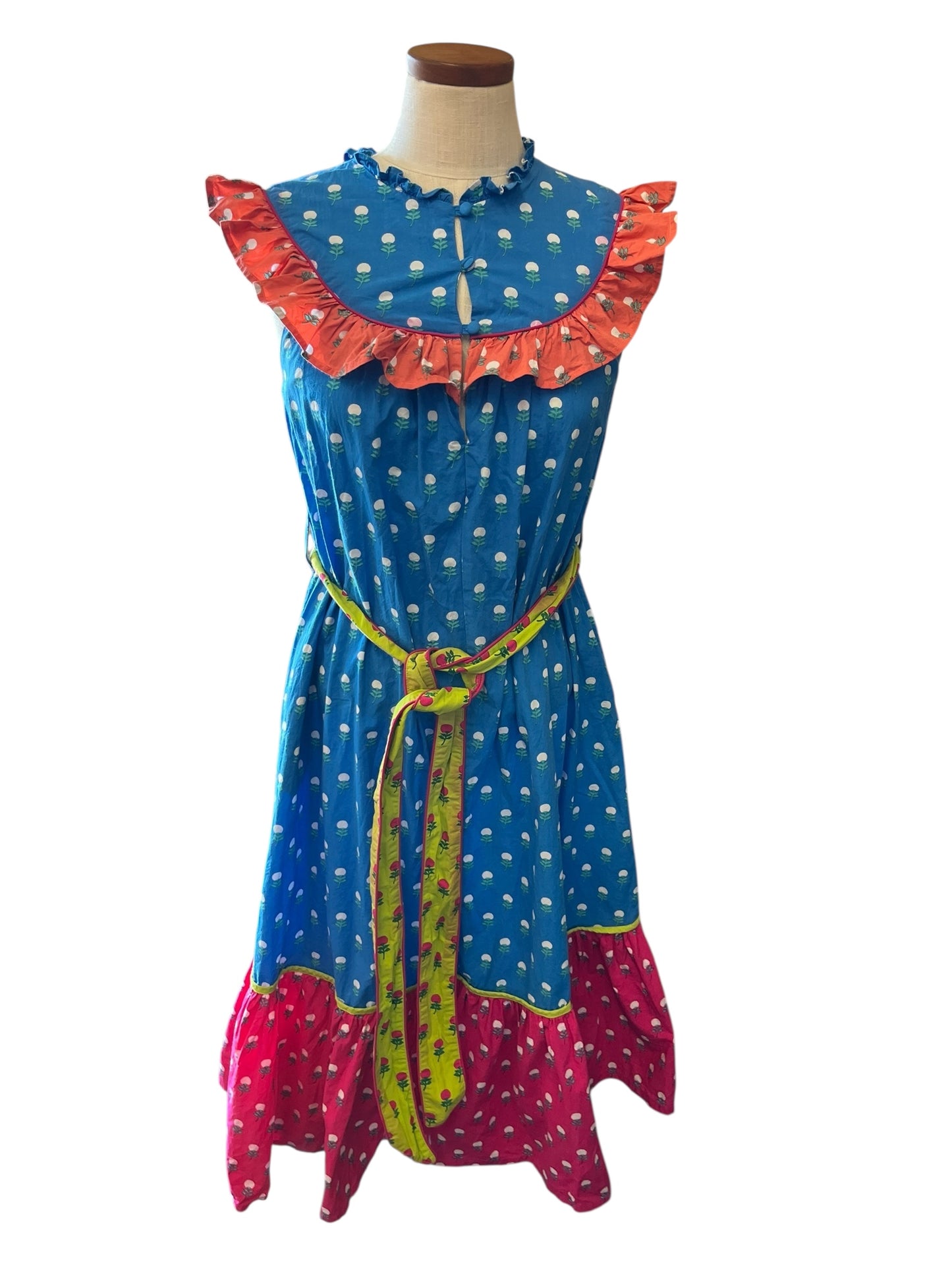 Blue, Pink Printfresh Dress, xs