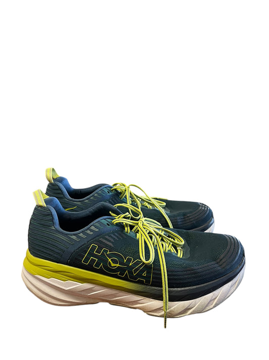teal Hoka Sneakers, 10.5