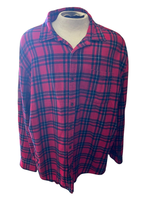 Red Plaid St. John's Bay Men's Tops, XXL