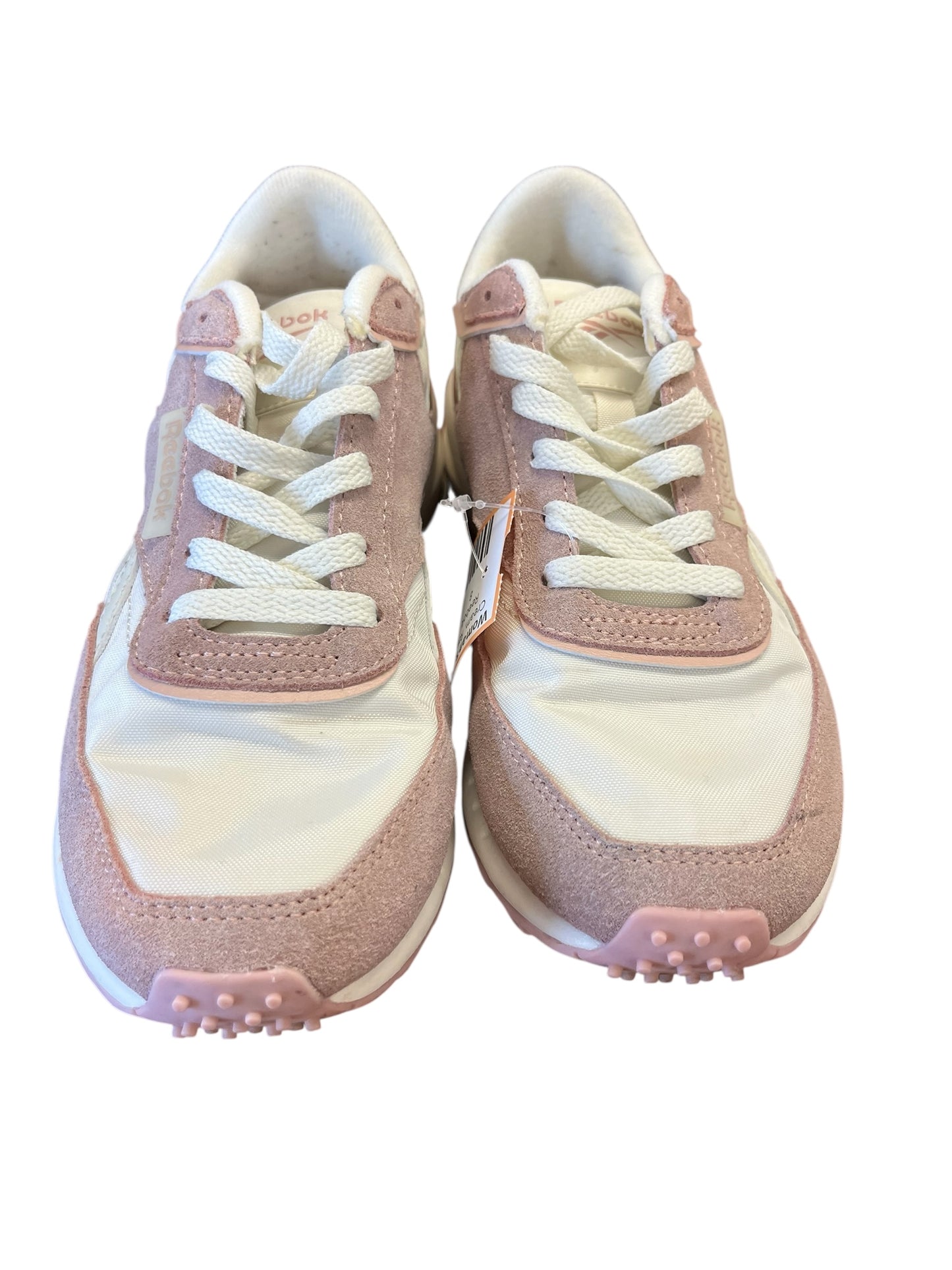 Cream, Rose Reebok Woman's Sneakers, 8