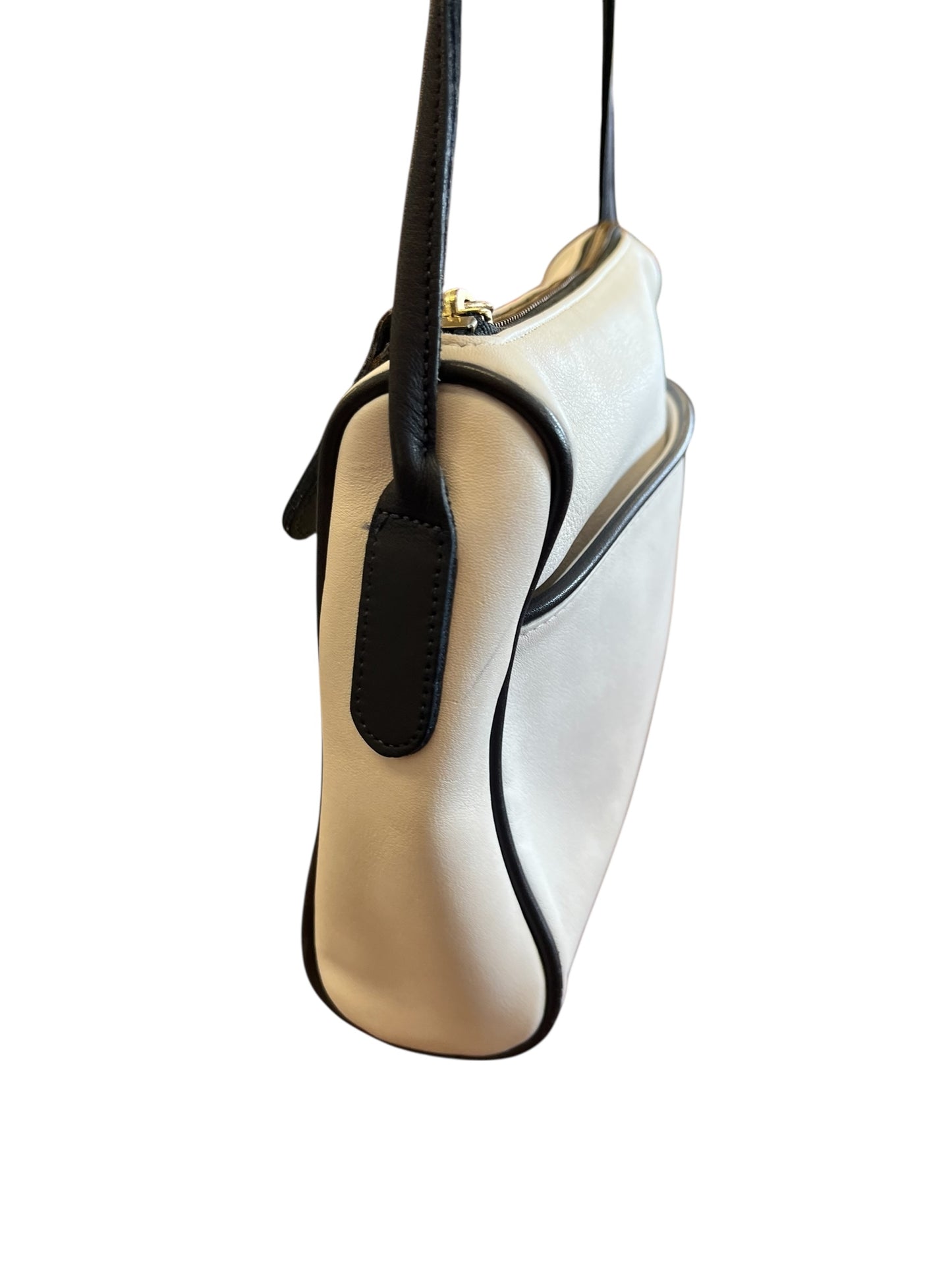 Navy, White Coach Purse