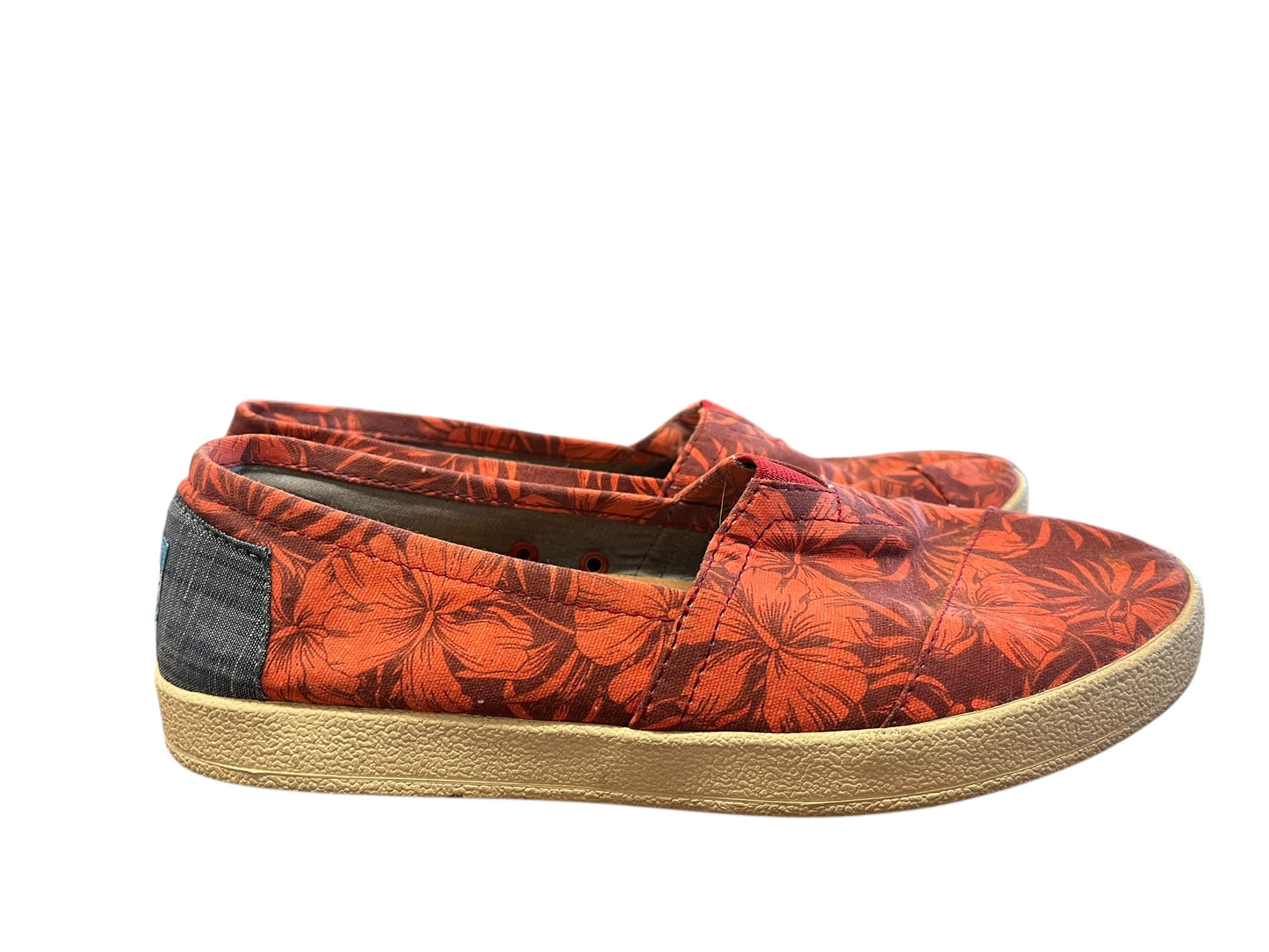 orange Toms Sneakers, 7