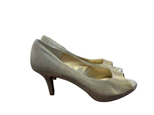 Metallic Kelly & Katie Heels, 9.5