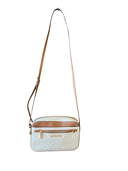 Vanilla/Brown Michael Kors Purse