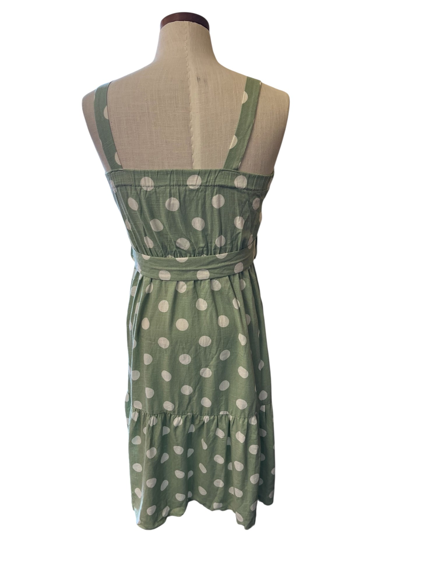 Green Monteau Dress, xs