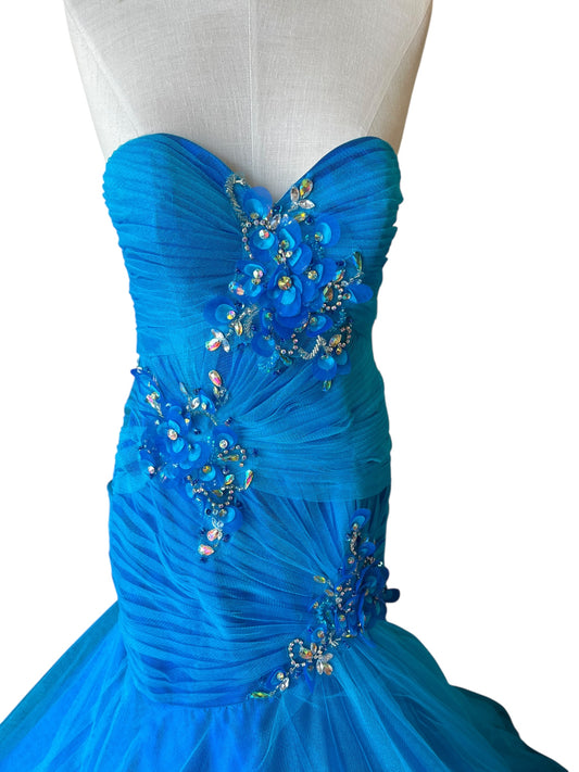 Blue Kiss Kiss Formal Dress, 10