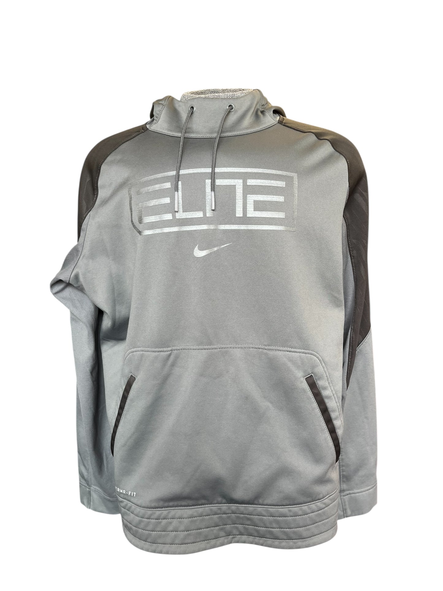 gray and black Nike Men's Sweatshirt, XL