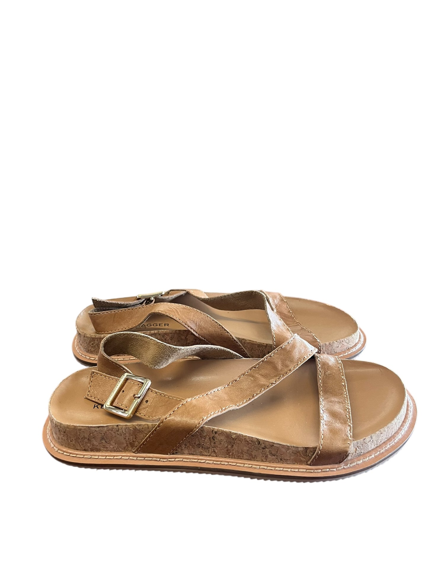 Brown Kelci Dagger sandals, 7.5