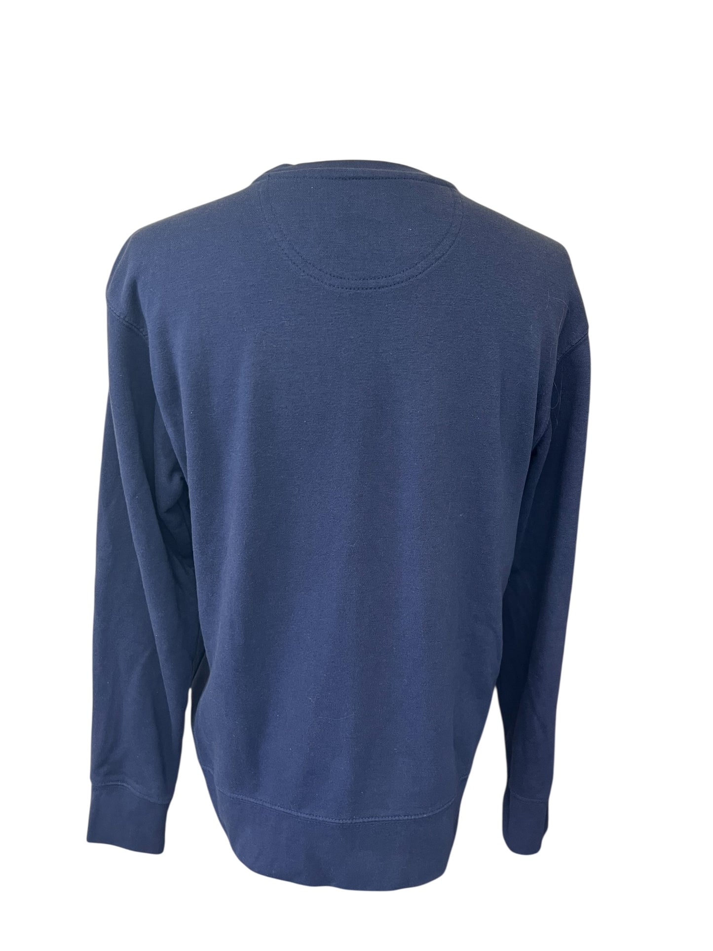 Navy LIFE IS GOOD Sweatshirt, Medium