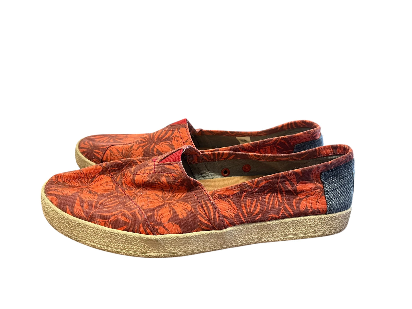 orange Toms Sneakers, 7
