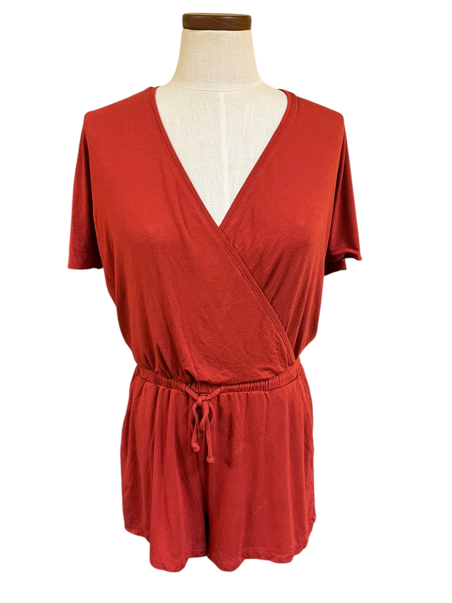 Burnt Orange Old Navy Romper, Small