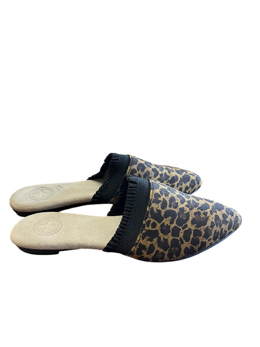 Leopard Charleston Shoe Company Mules, 8
