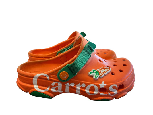 Orange Crocs Clogs, 5