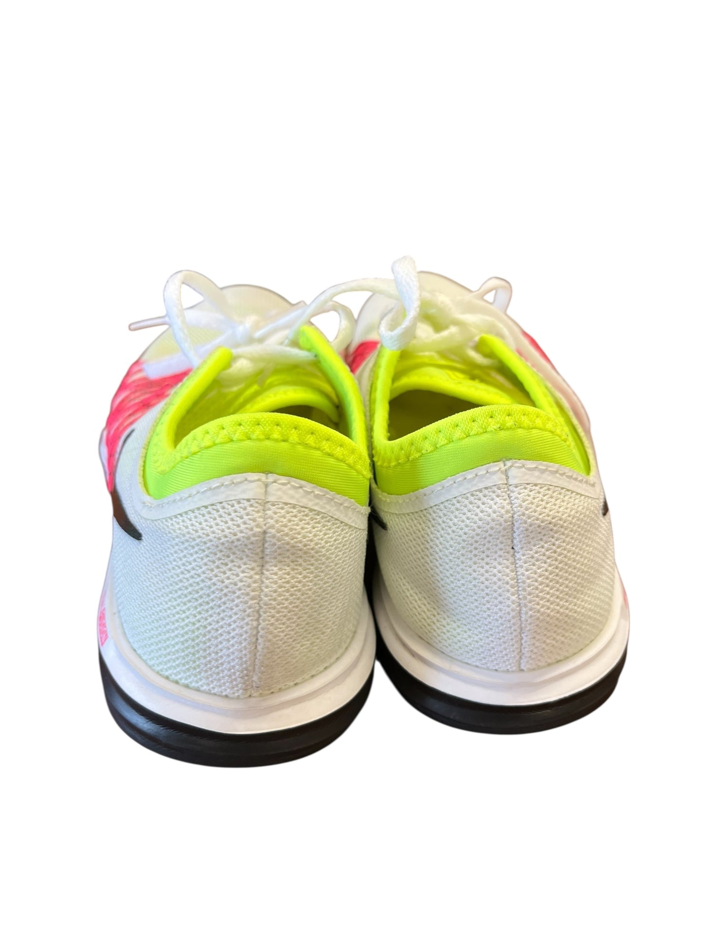 White, Yellow, Pink Nike Woman's Sneakers, 7.5