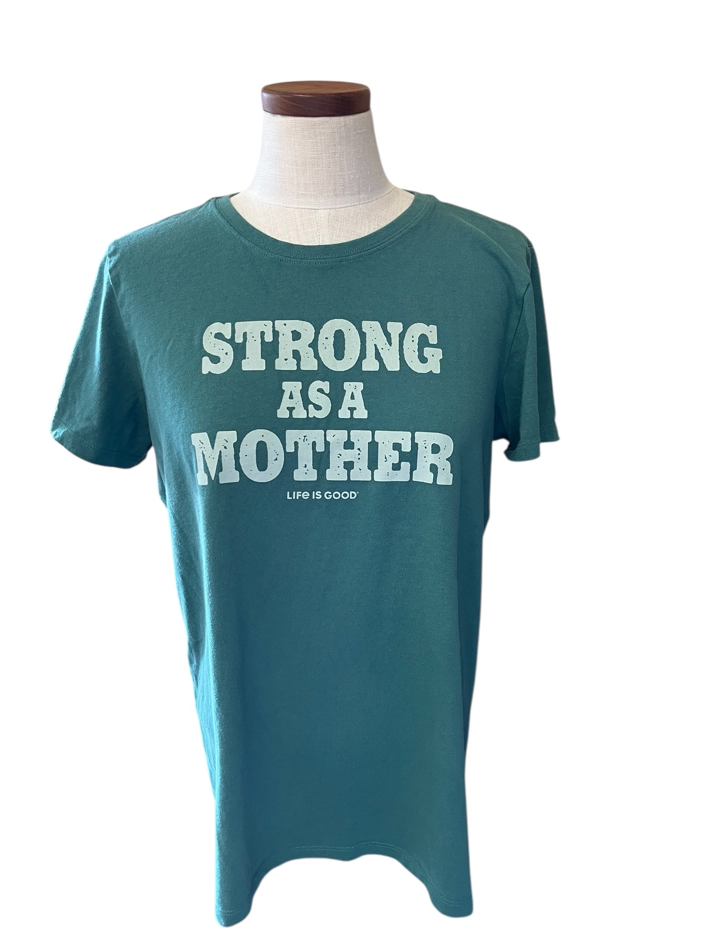 Green LIFE IS GOOD Women's top, Large