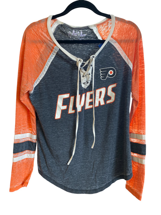 orange and black Touch by Alyssa Milano Women's top, XL