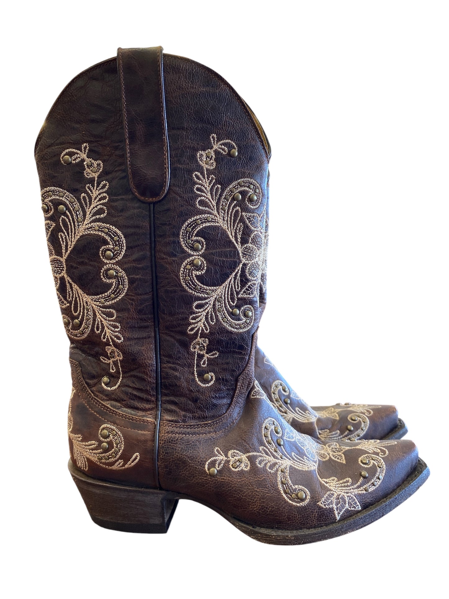 Dark Brown Cavender's Boots, 7.5