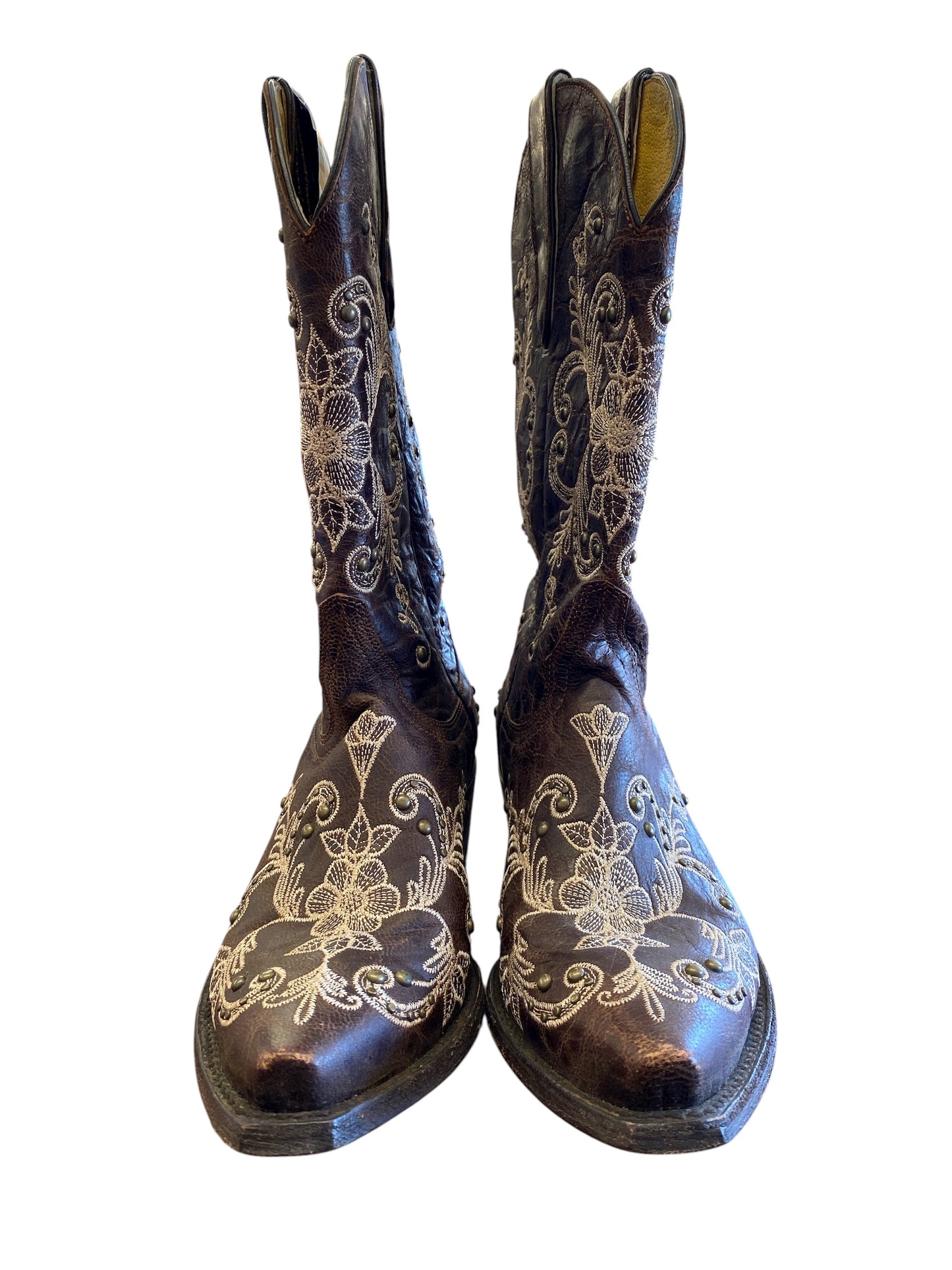 Dark Brown Cavender's Boots, 7.5