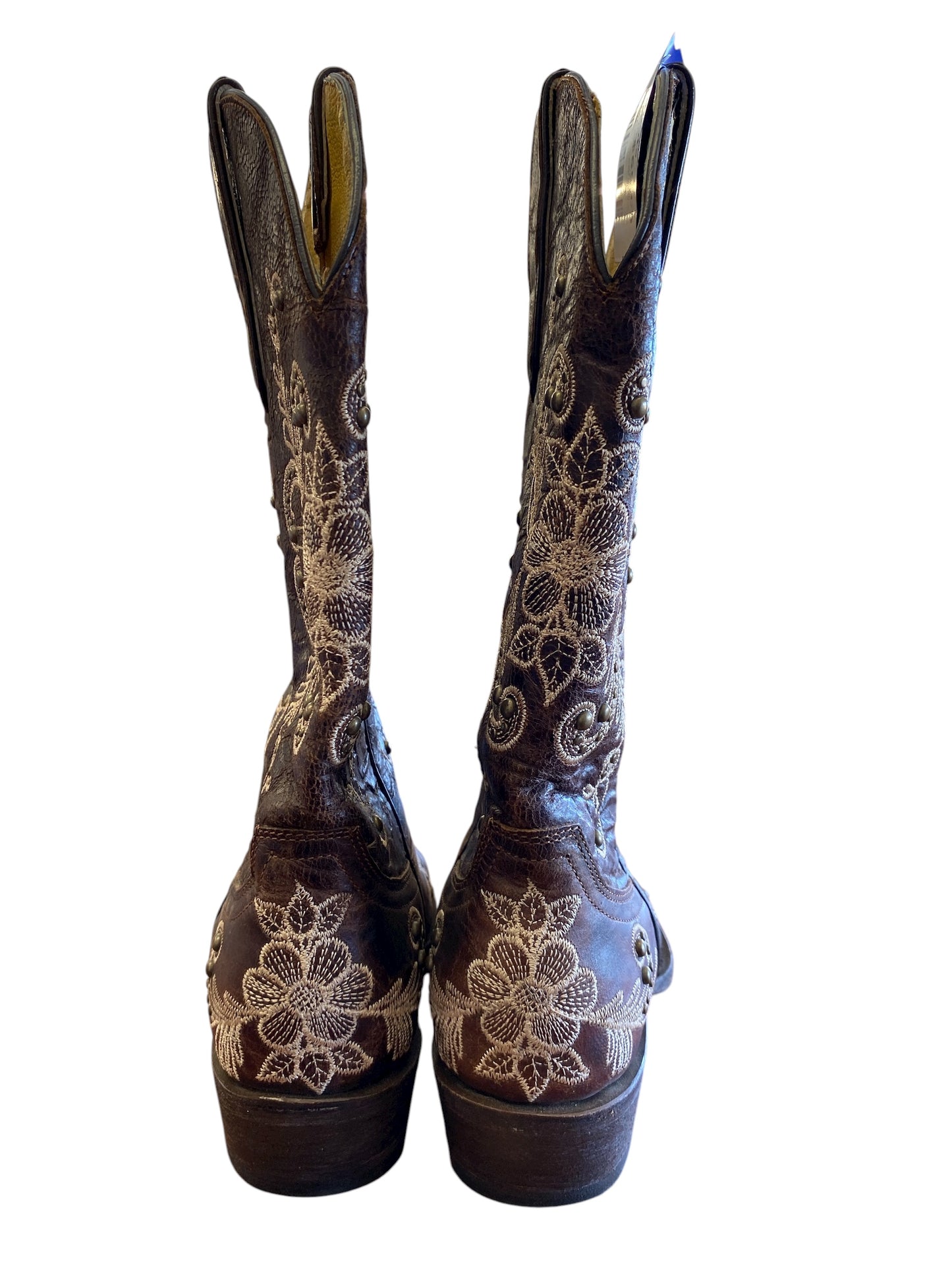 Dark Brown Cavender's Boots, 7.5