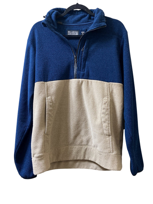 blue and brown Billabong designer shirt, Medium