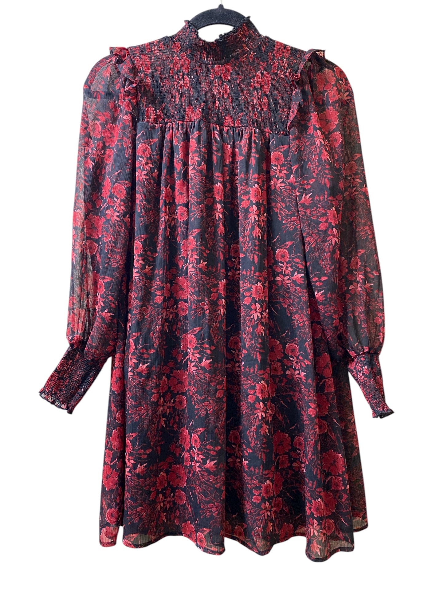 Red floral Mi Ami Dress, xs