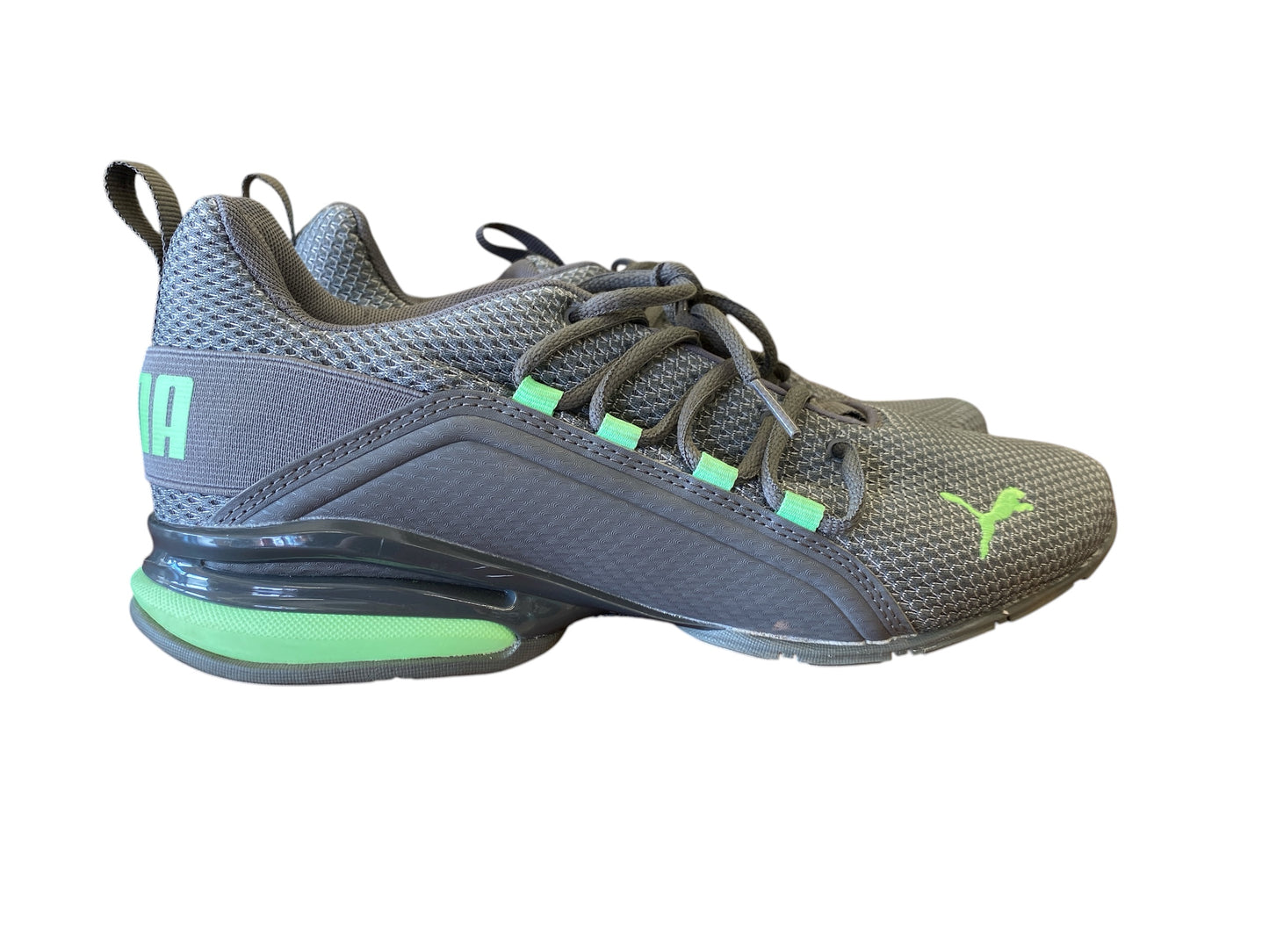 Grey Puma Men's Sneakers, 9.5