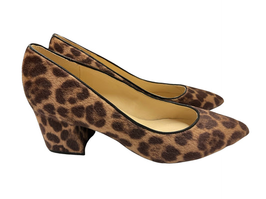 Nine West Size 8.5 leopard Heels