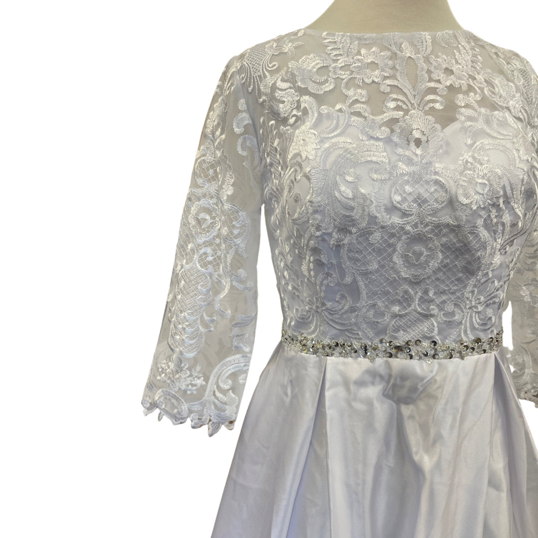 Size 6/8 White Wedding Dress