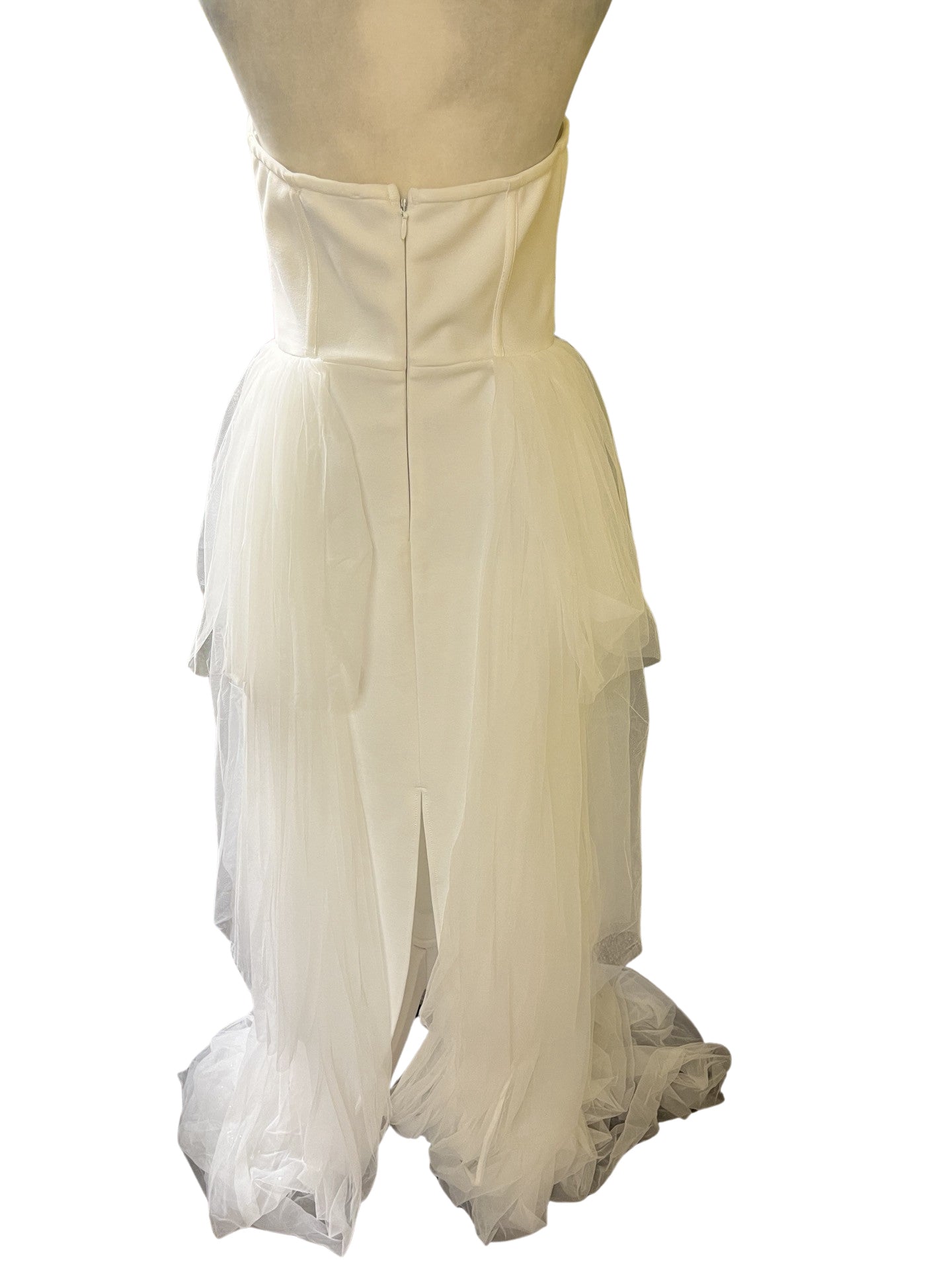 Fashion Nova Size L White Wedding Dress